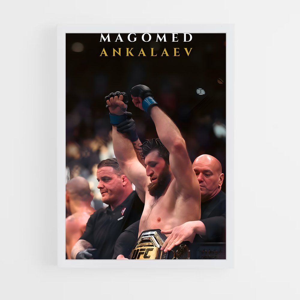 Poster Champion Inflexible – affiche MMA (vue 3)